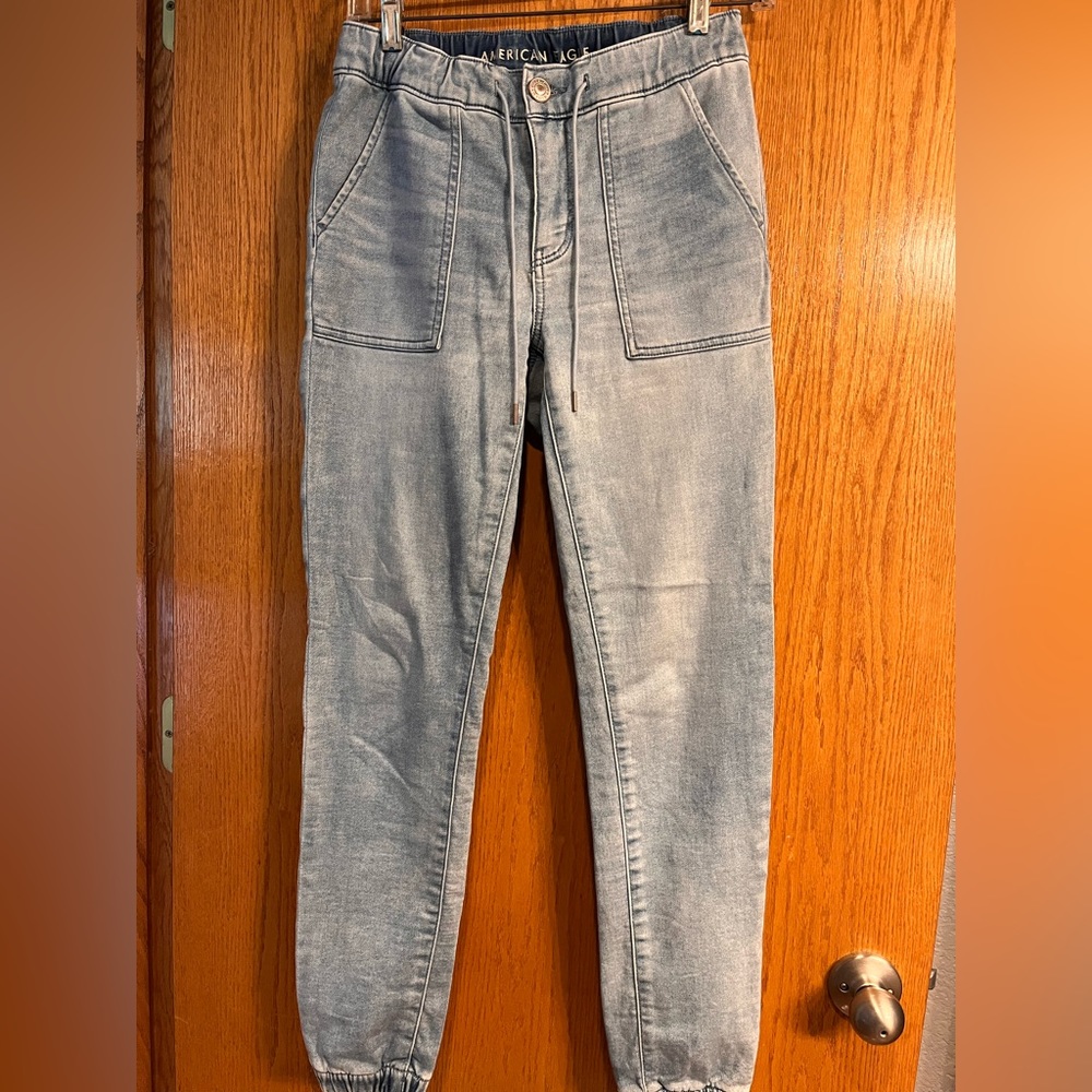 American Eagle Womens Next Level Stretch Jegging Jeans Light Wash Jeans Sz 4